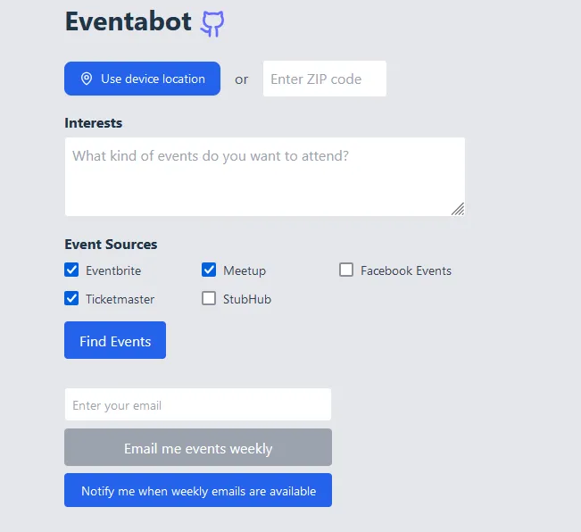 Cover image for Eventabot